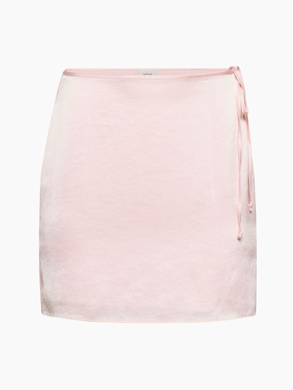 NWOT Aritzia Wilfred Elixir Satin Mini Skirt